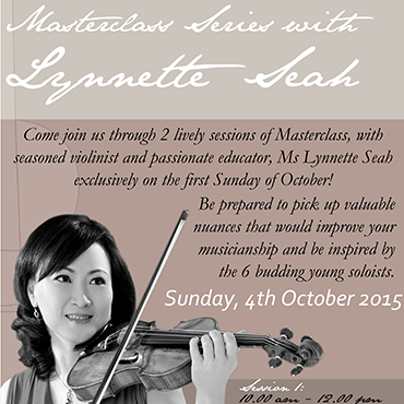 Masterclass Series with Lynnette Seah