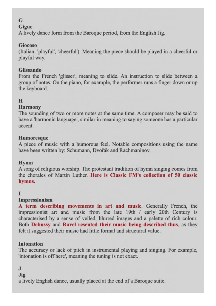Melody Strings | Musical Terms