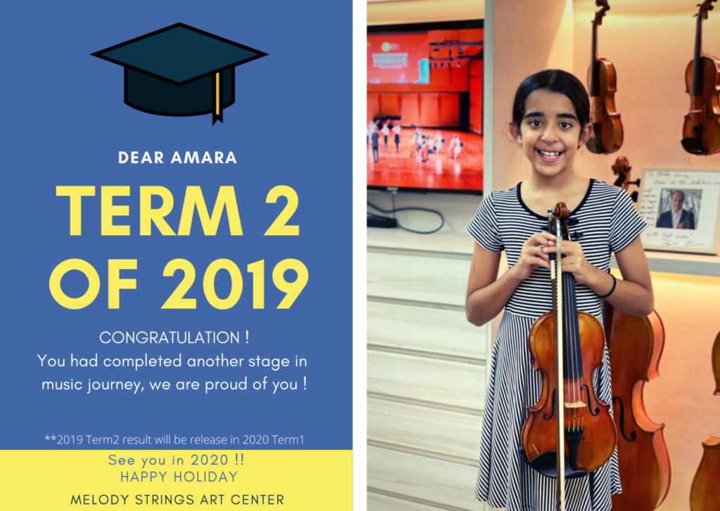 Melody Strings | Melody Strings Students Term 2 Internal Examination 2019
