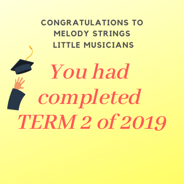 Melody Strings Students Term 2 Internal Examination 2019