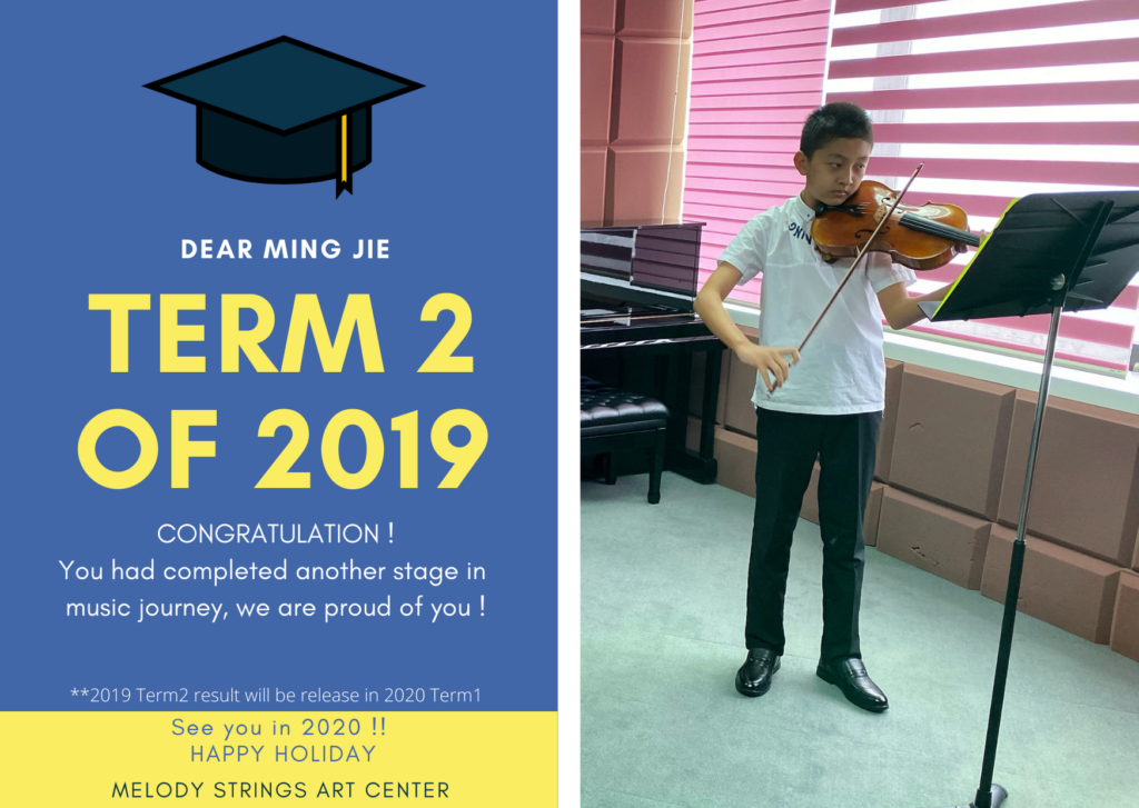 Melody Strings | Melody Strings Students Term 2 Internal Examination 2019
