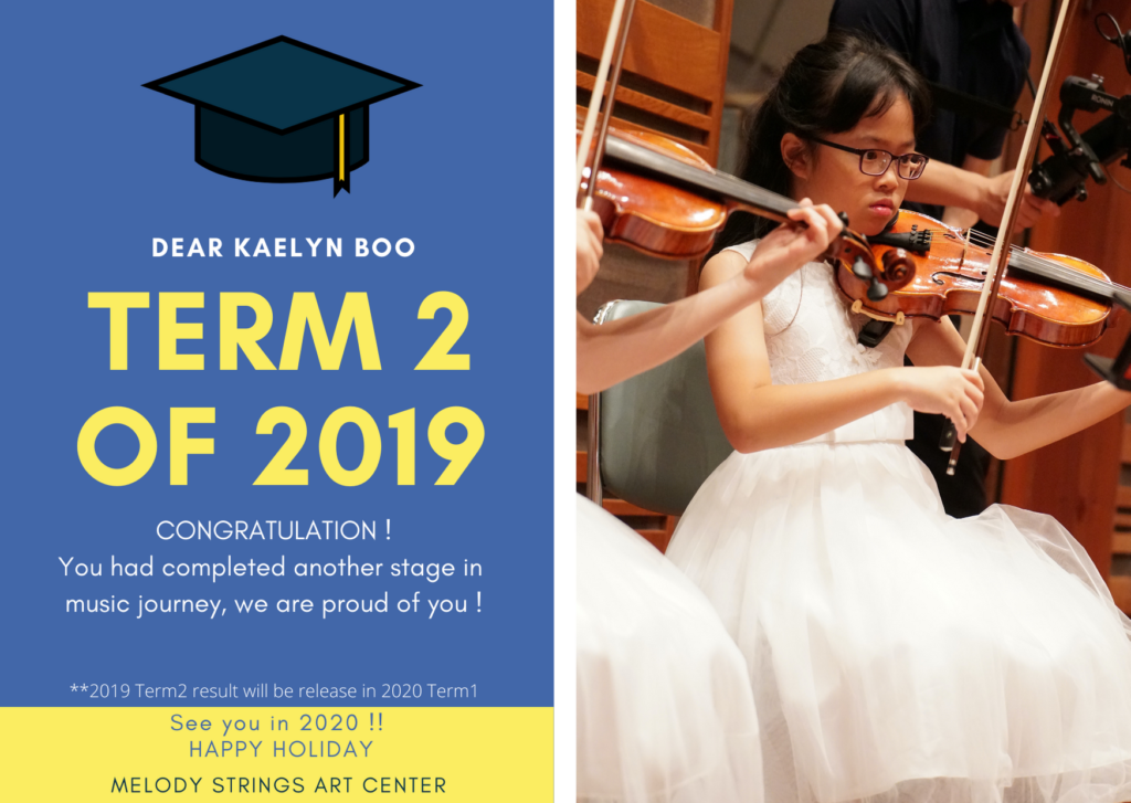 Melody Strings | Melody Strings Students Term 2 Internal Examination 2019