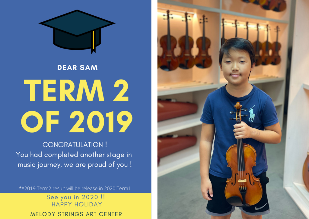 Melody Strings | Melody Strings Students Term 2 Internal Examination 2019