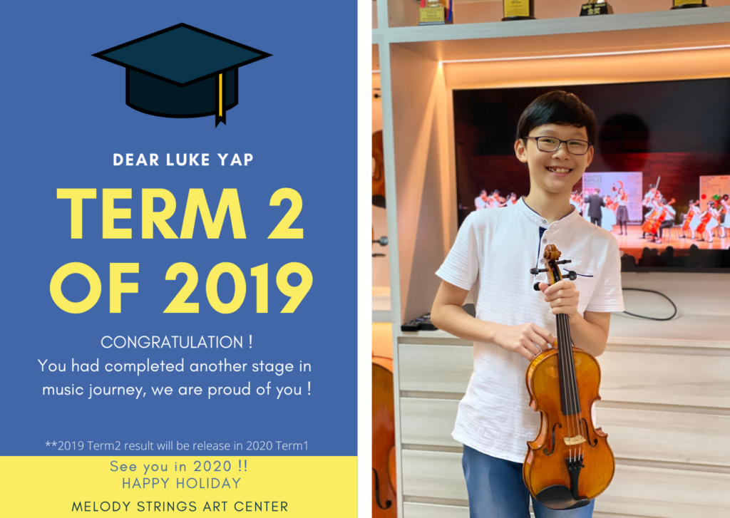 Melody Strings | Melody Strings Students Term 2 Internal Examination 2019