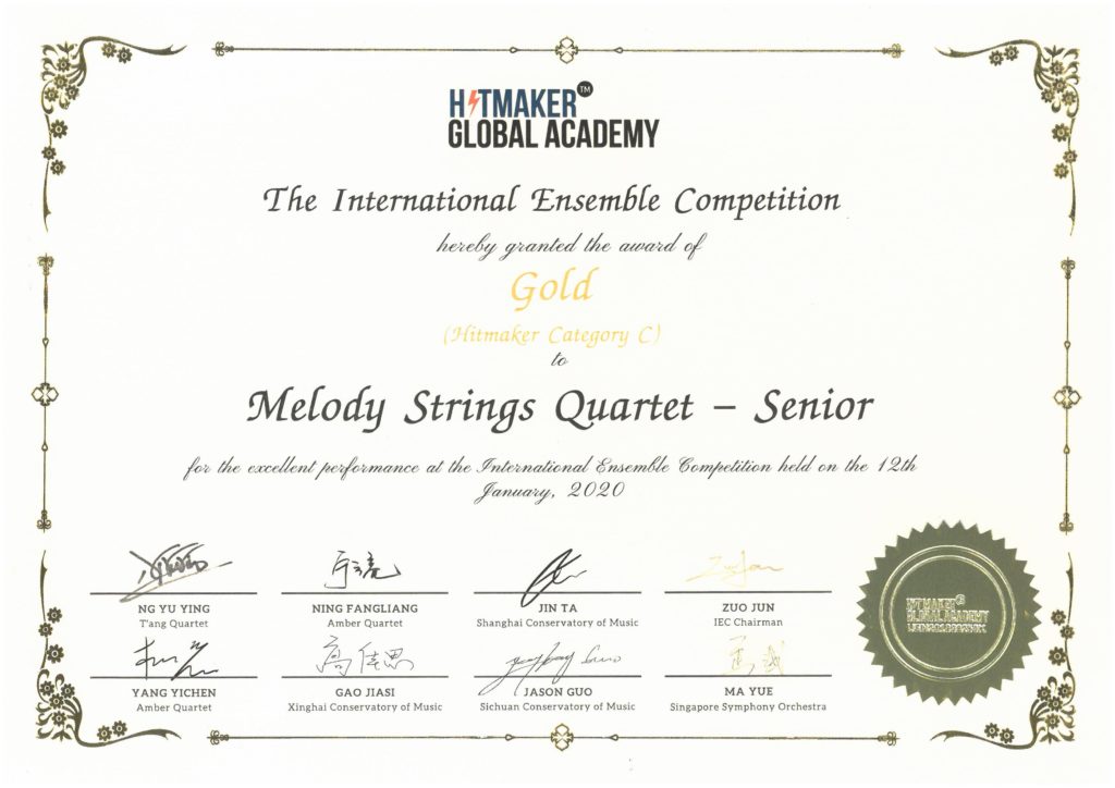Melody Strings | International Ensemble Competition 2020